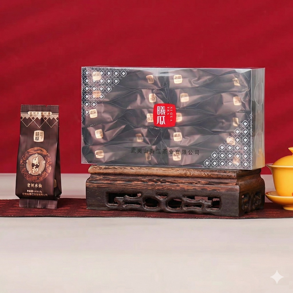 ชาอู่หลง ซีเหอ เหล่าฉงสุ่ยเซียน ซีกวา XIGUA 曦瓜 | Xi He Lao Cong Shuixian 曦和 老枞水仙 ซองน้ำตาล 160 กรัม