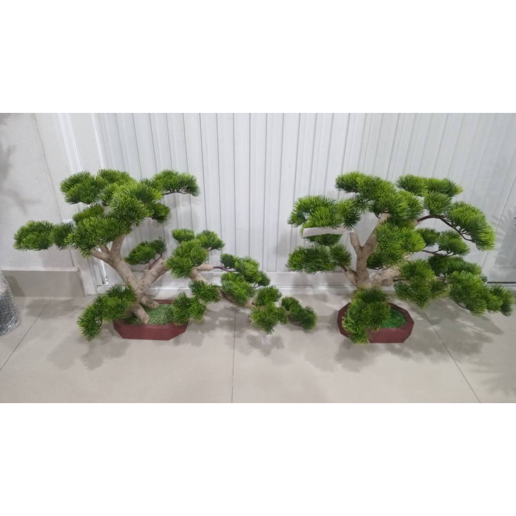 ต้นบอนไซ สูง40-45ซม.ต้นไม้ปลอม ต้นไม้ประดิษฐ์ Leeartplants