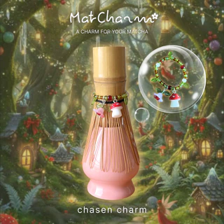 chasen charm—ceramic charm จี้เซรามิค จี้แต่งแปรงมัทฉะ