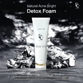 (100G.)LUCA EVE Natural Acne Bright Detox Foam โฟมล้างหน้า ลูก้าอีฟ เนเชอรัล แอกเน่ ไบรท์ ดีท็อกซ์