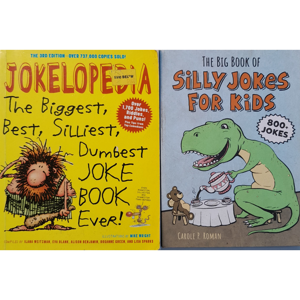 ks80-4 Jokelopedia, silly jokes for kids   หนังสือมือสอง ปกอ่อน