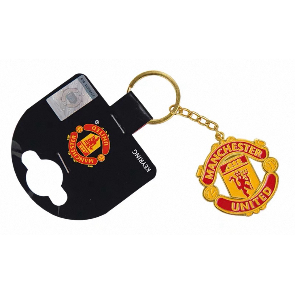 🚩 แมนยูลิขสิทธิ์แท้ 💯 KEYRING พวงกุญแจโลโก้ Manchester United