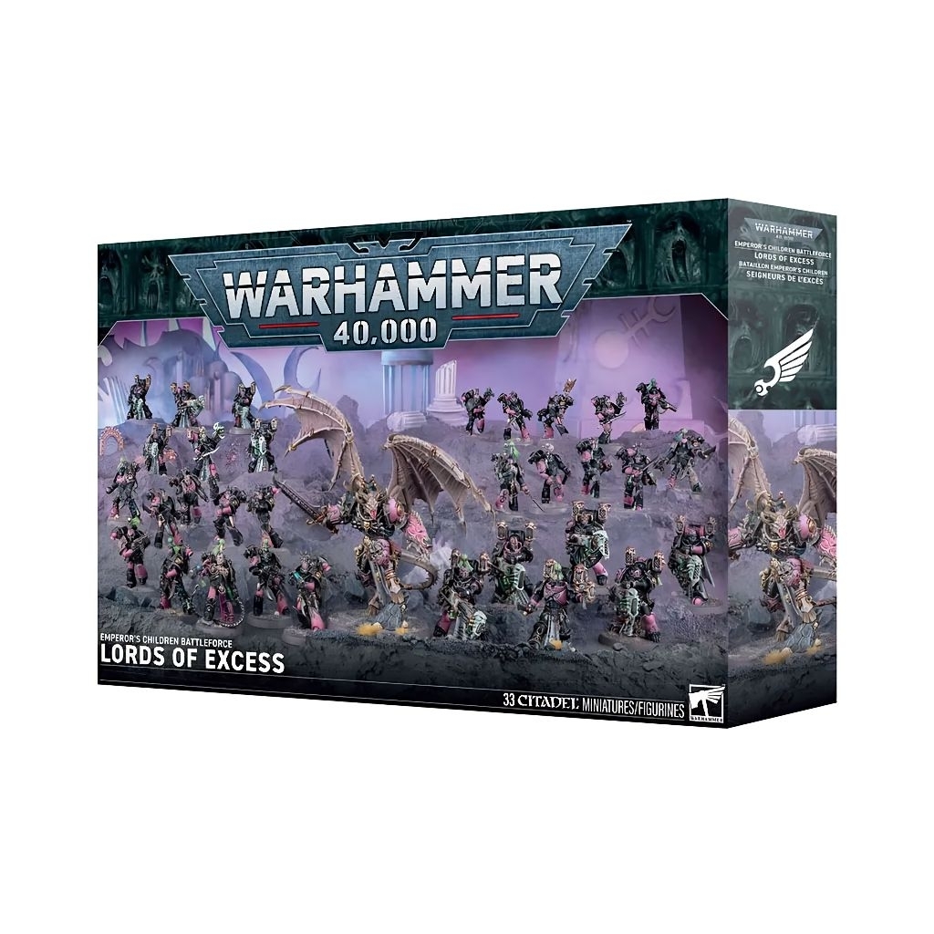พร้อมส่ง Warhammer 40k: Emperor's Children: Battleforce Lords of Excess