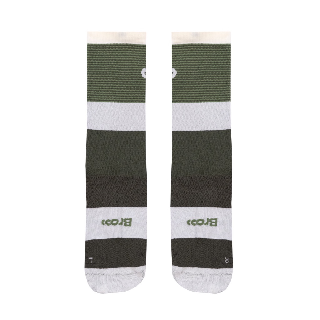 BROOO CREW SOCKS TRAIL OUT OF PLAY GREEN