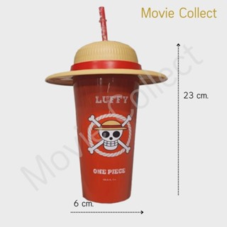 แก้วน้ำ ลาย วันพีช คลาสสิก คอลเลคชั่น  พร้อมหลอด ของใหม่ พร้…