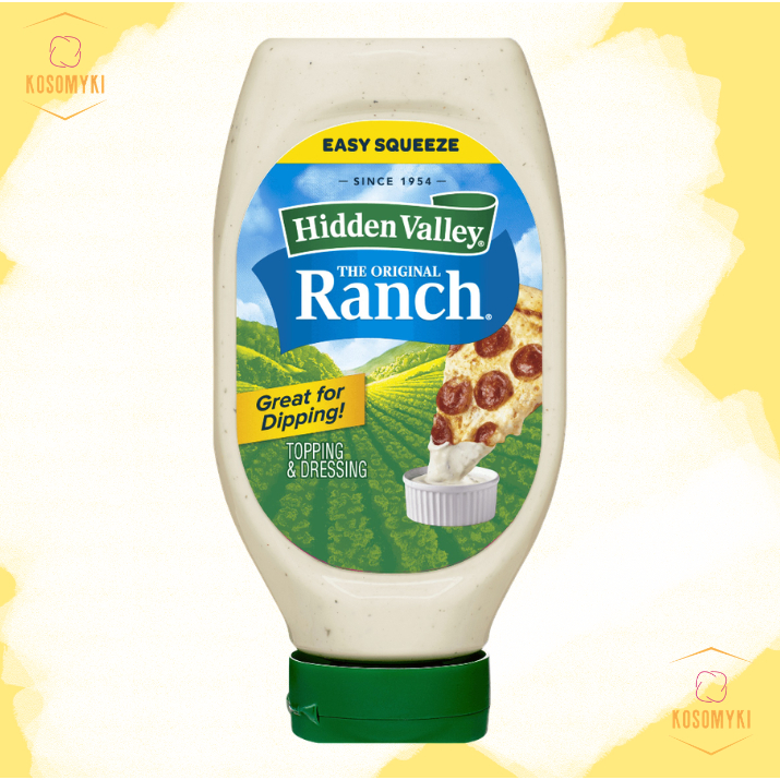 น้ำสลัดออริจินัลแรนช์ น้ำสลัด Hidden Valley Original Ranch Dressing 453g