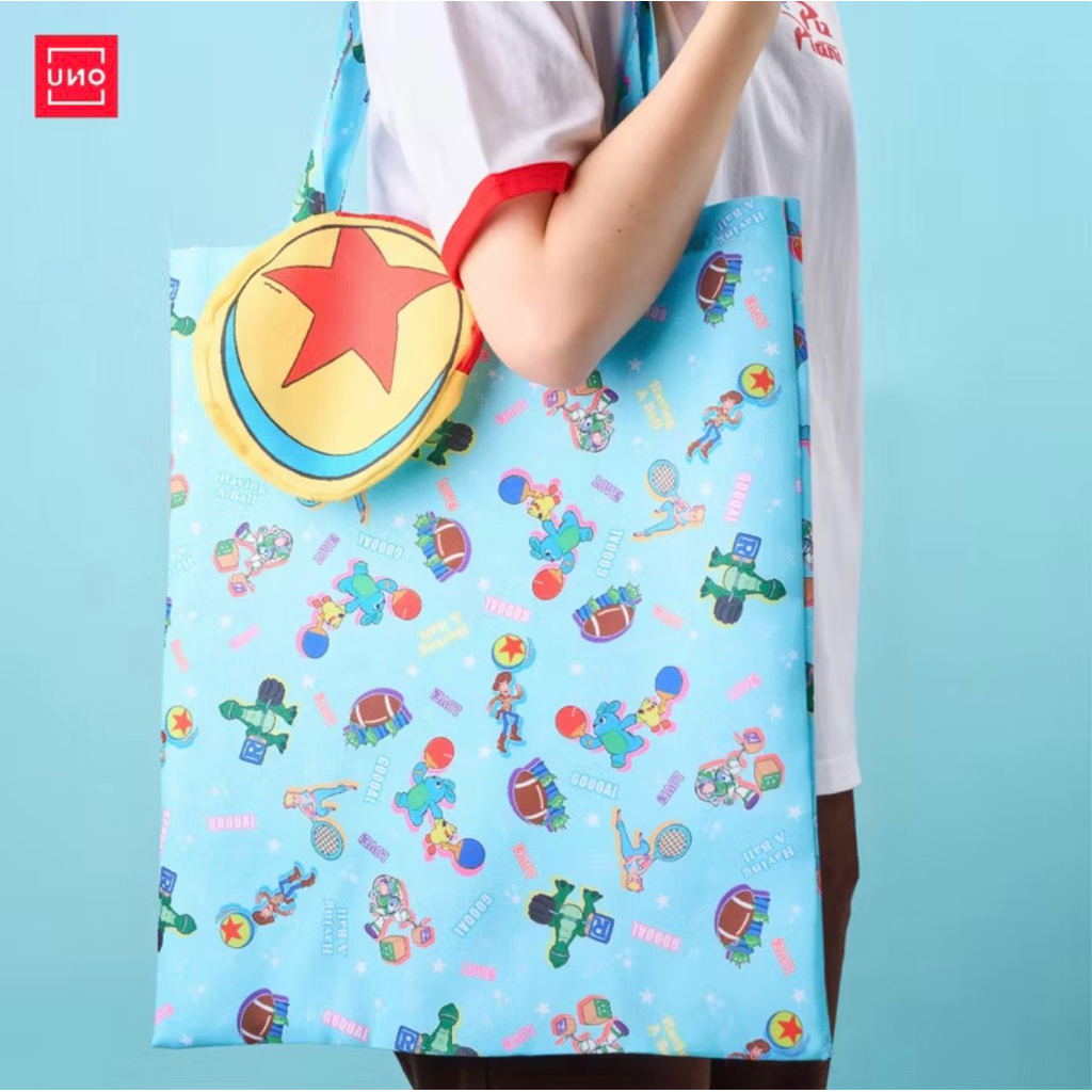 UNO ถุงผ้าพับเก็บได้ Toy Story Sports รุ่น 99 ลิขสิทธิ์แท้