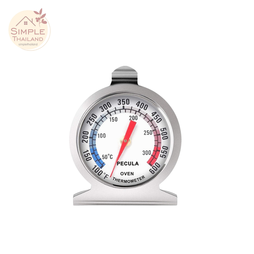 เครื่องวัดอุณหภูมิเตาอบ เครื่องวัดอุณหภูมิห้องครัว Oven thermometer มี 2 หน่วยวัด ทนความร้อน300องศา simple thailand