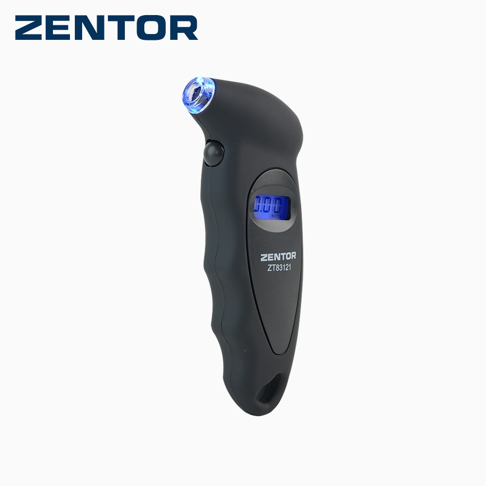 Zentor เครื่องวัดลมยาง เกจวัดแรงดัน แบบดิจิตอล แม่นยำ พกพาง่าย เหมาะกับทุกพาหนะ Tire pressure gauge