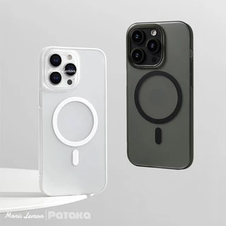 Manis Lemon Slim Magnetic Case for iPhone 17 16 15 14 13 12 Pro Max Plus Air แม่เหล็ก ซองใส่โทรศัพท์ เคส สำหรับ ไอโฟน