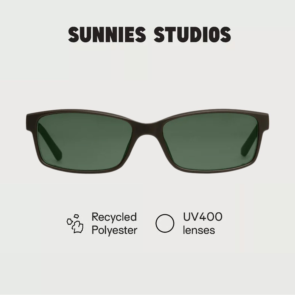Sunnies Studios Gene Wide (แว่นกันแดดทรงสี่เหลี่ยม สำหรับยูนิเซ็กส์)