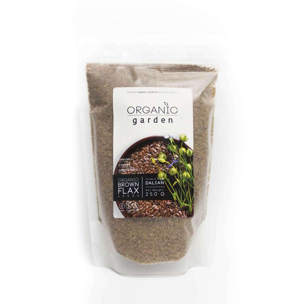 Organic Garden Ground Brown Flax Seed (250g)