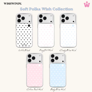 Soft Polka Wish Collection sliver case For iPhone case เคสไอโฟน | Wishwindy