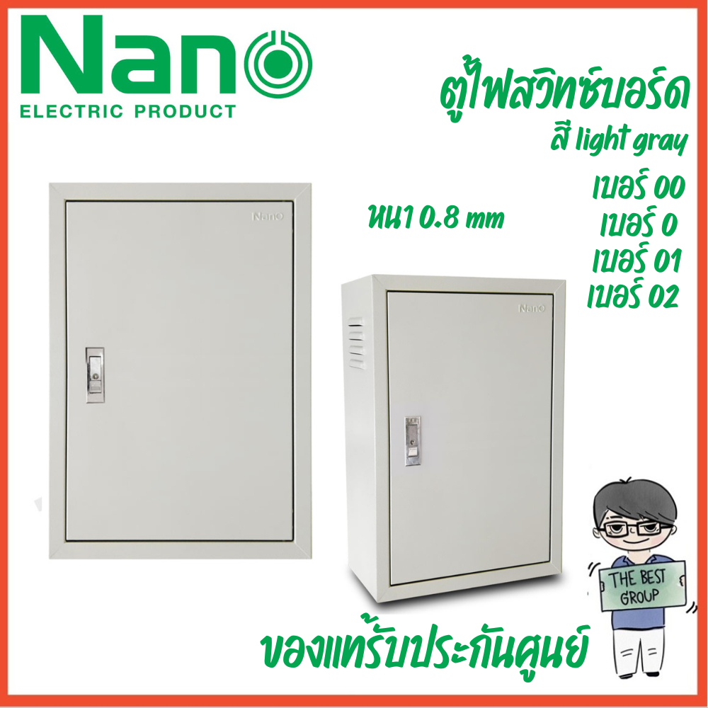 Nano ตู้ไฟ MCTT เบอร์ MCTT00(เบอร์00),MCTT0(เบอร์0),MCTT01(เบอร์01),MCTT02(เบอร์02) นาโน ตู้เหล็ก,ตู้ไฟ,ตู้ควบคุม