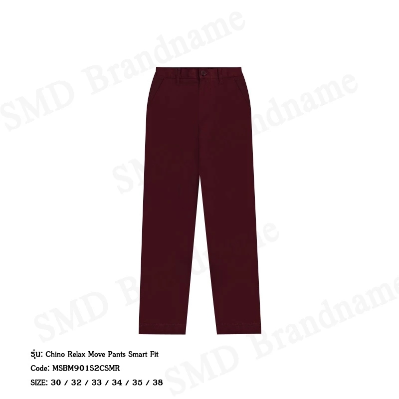 Arrow กางเกงขายาวผู้ชาย รุ่น Chino Relax Move Pants Smart Fit Code: MSBM901S2CSMR