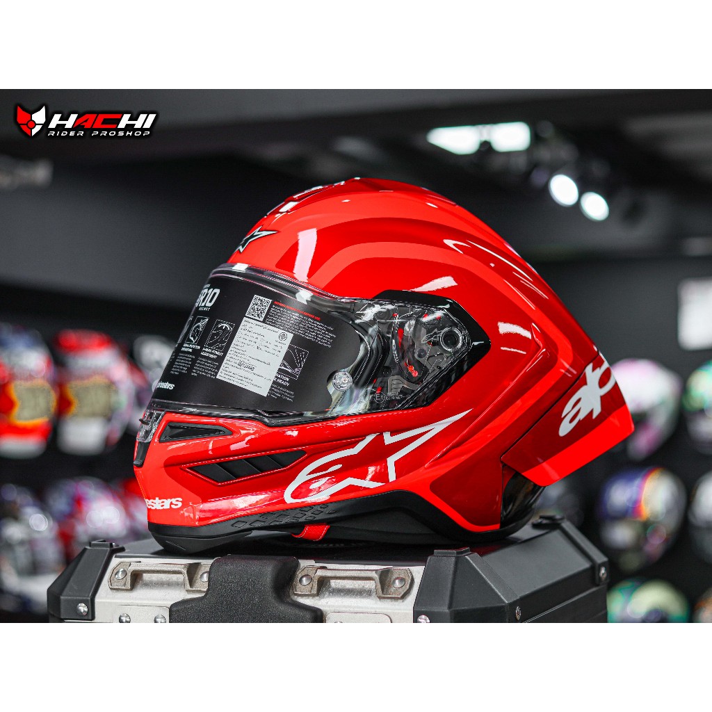 ALPINESTARS SUPERTECH R10 - Arius Black/White/Double Red