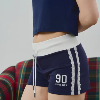Nineties Design : Sport Club Short Pants กางเกงขาสั้นเอวต่ำ รุ่น Soud