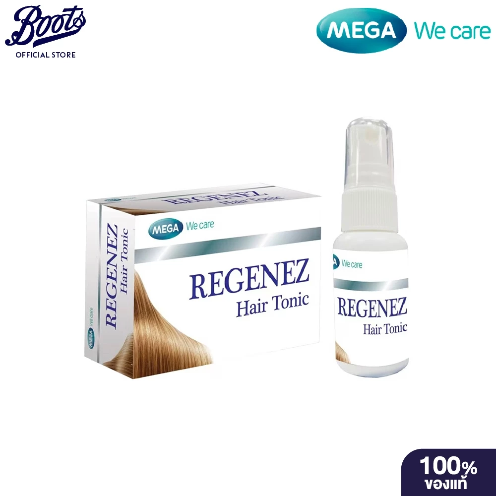 Mega We Care Regenez Hair Tonic 30 ML. รีจีเนซ แฮร์โทนิค สเปรย์