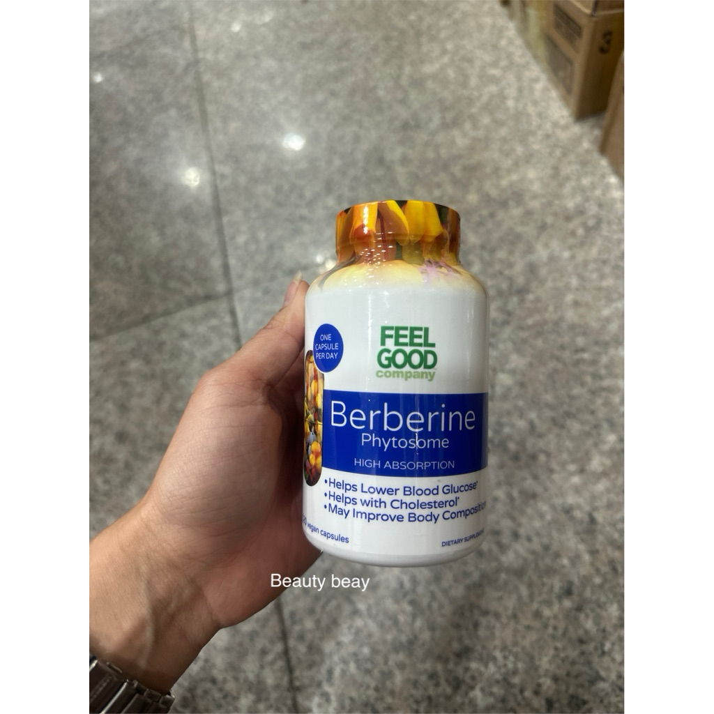 Feel Good Superfoods Berberine Phytosome, 120 Vegan Capsules