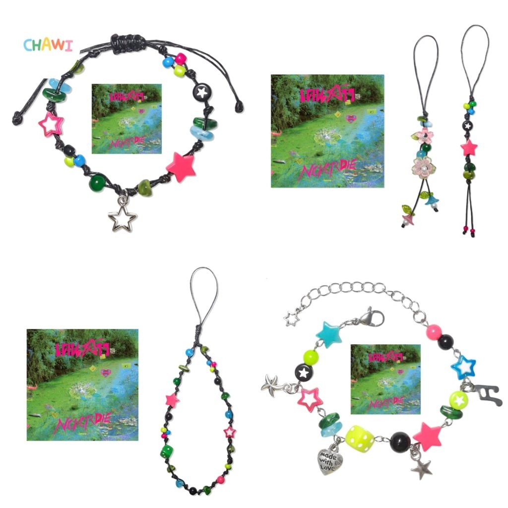 กำไล สายคล้องโทรศัพท์ ออกแบบตามปกนิยาย เดนดาวneverdie