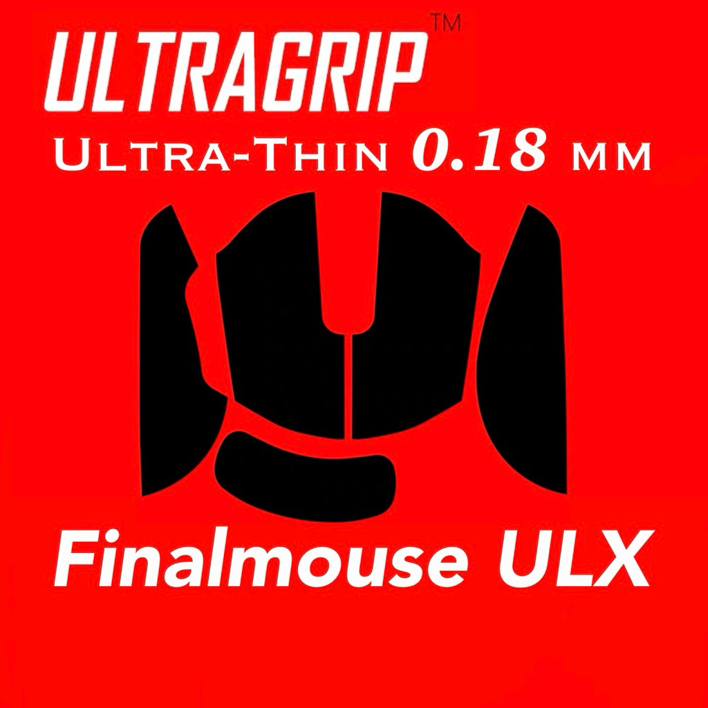 ULTRAGRIP Mouse Grip Tape กริปเทปสำหรับเมาส์ Finalmouse UltralightX (S/M/L) บางเฉียบสุดๆเพียงแค่ 0.18มม.