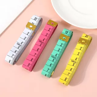 สายวัดผ้า สายวัดรอบเอว ยาว 60 นิ้ว วัดไซส์เสื้อผ้า หลายสี