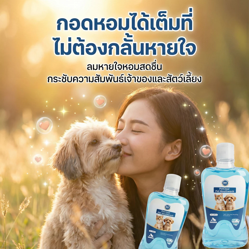 PetClear น้ำยาบ้วนปากสัตว์เลี้ยง 380ml thumbnail 5