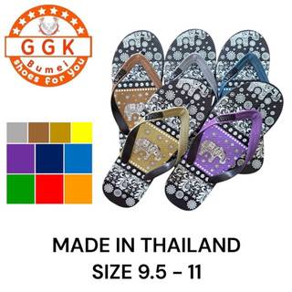 รองเท้าแตะ รองเท้าหูหนีบ #ลายช้าง Size 9.5-11