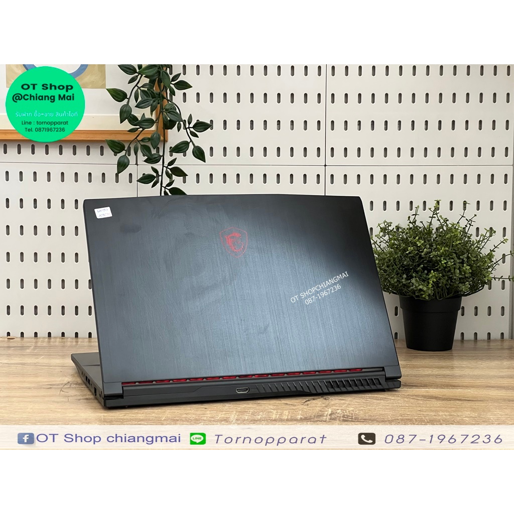 MSI GF63 Thin 11UC-1233TH (RAM 16 RTX 3050) ขาย 18,900 บาท