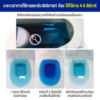 ก้อนทำความสะอาดชักโครก Kobayashi Bluelet Dobon สูตรเข้มข้น 2 เท่า 120g