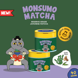 Monster and Friends ผงมัทฉะจากญี่ปุ่น Premium Grade และ Reserve Grade