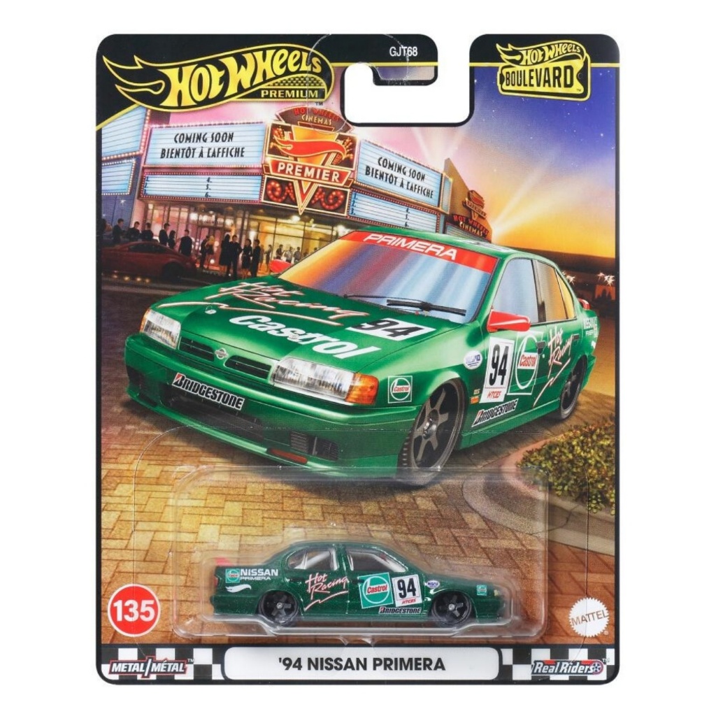 Hot Wheels Boulevard 135 – ’94 Nissan Primera Castrol Racing  โมเดลรถเหล็ก รถของเล่น ของสะสม ลิขสิทธิ์แท้ C4982 #