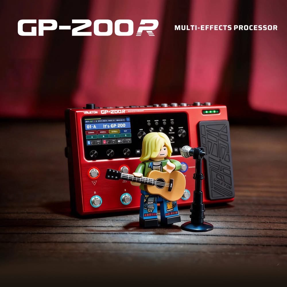 (ฟรีของแถม) Valeton GP200R ฟรีกระเป๋า 990 เมนูอังกฤษ มัลติเอฟเฟค กีตารืไฟฟ้า