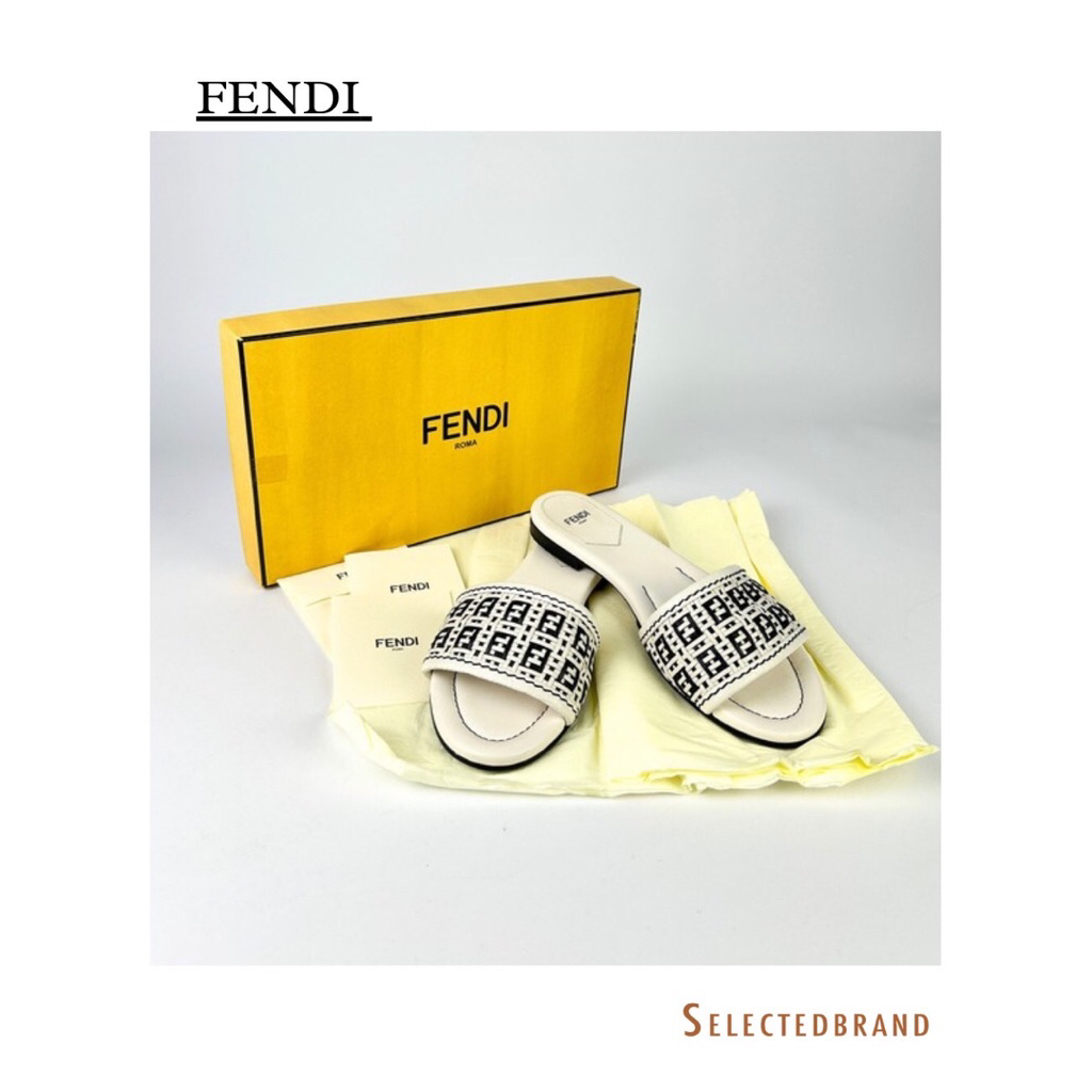 FF Interlace flat Sandals