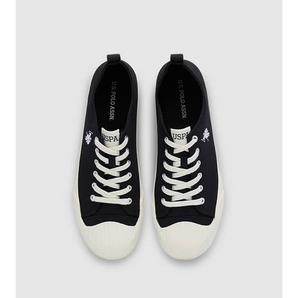 POLO ASSN Shoes รองเท้าผ้าใบสีดำ งานแท้ ป้ายครบ มาพร้อมกล่อง ในช้อป 1,990฿