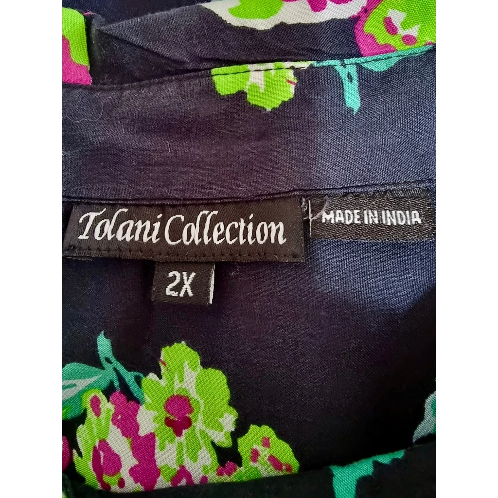 เสื้อแขนสั้นลายดอก ผ้า Modal อก 58 นิ้ว TolaniCollection thumbnail 6