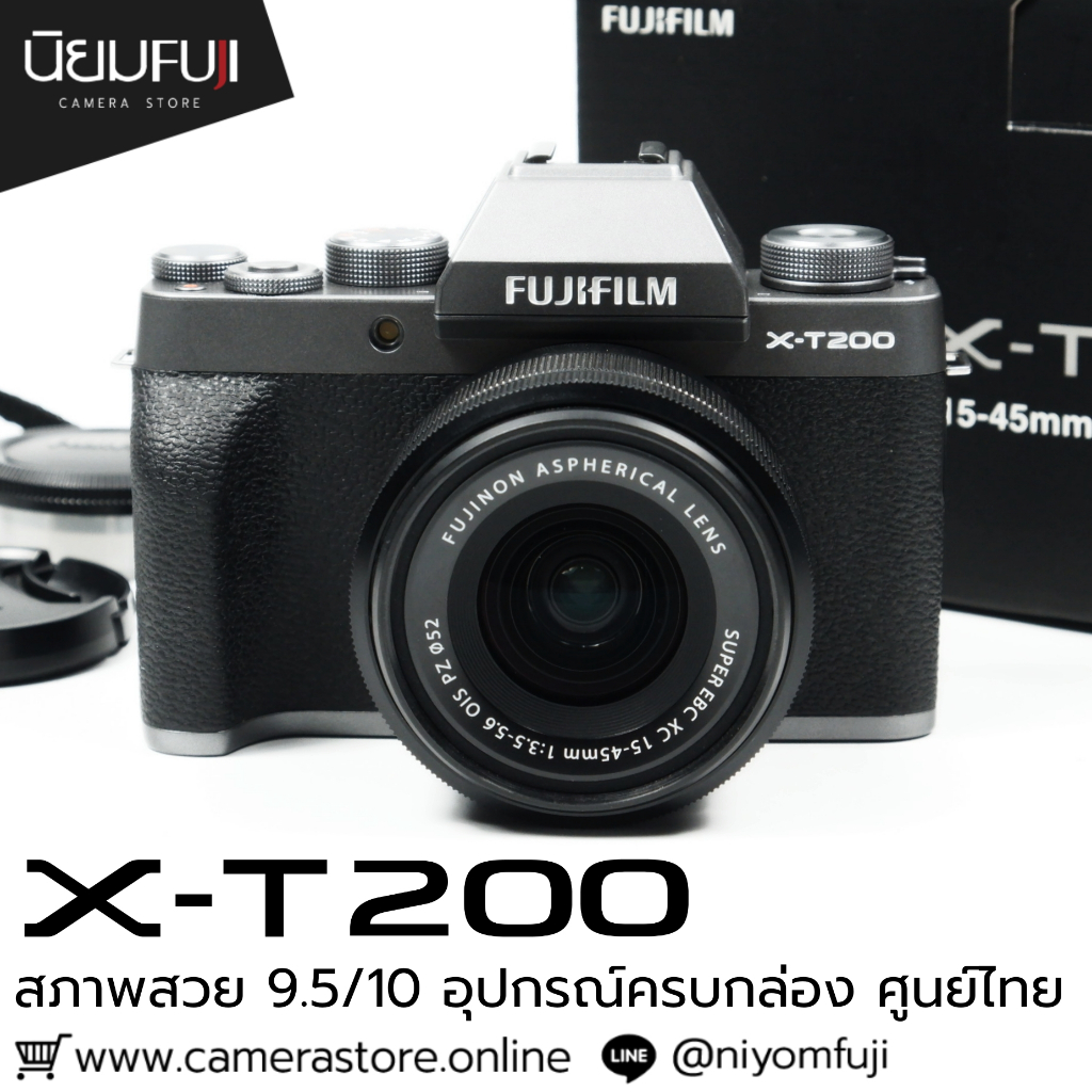 Fujifilm XT200 ครบกล่อง เลนส์มือ2 เลนส์มือสอง หน้าชัดหลังเบลอ เลนส์ละลาย กล้องมือ2 กล้องมือสอง เลนส์
