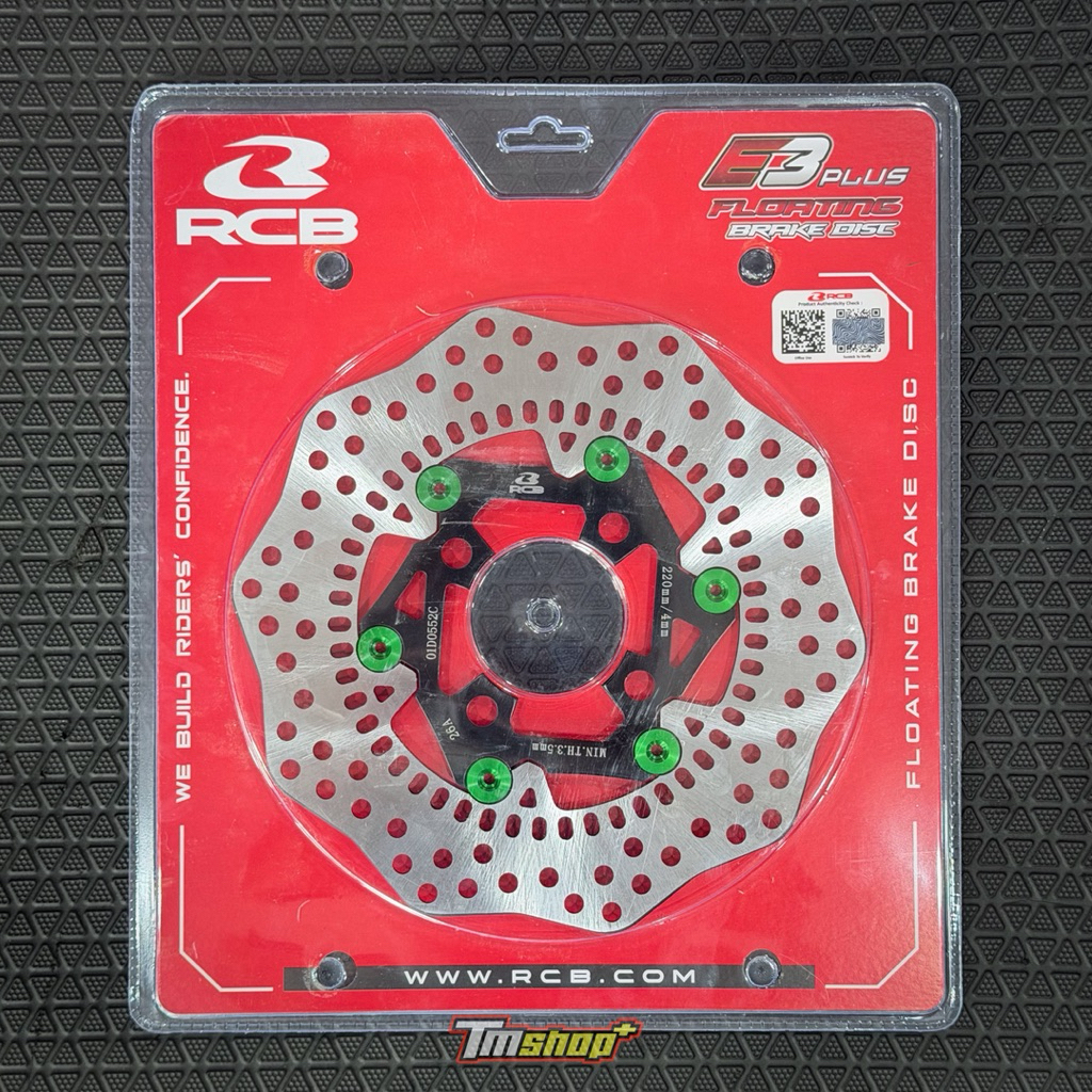 จานเบรค Giorno RCB E3+ 220mm หมุดอลูมิเนียม Honda Giorno ABS / Click160 ABS