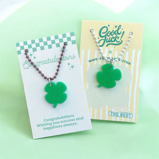 พวงกุญแจอะคริลิค 🍀 Omamori พวงกุญแจนำโชค Lucky Clover Keychain ขอให้โชคดี