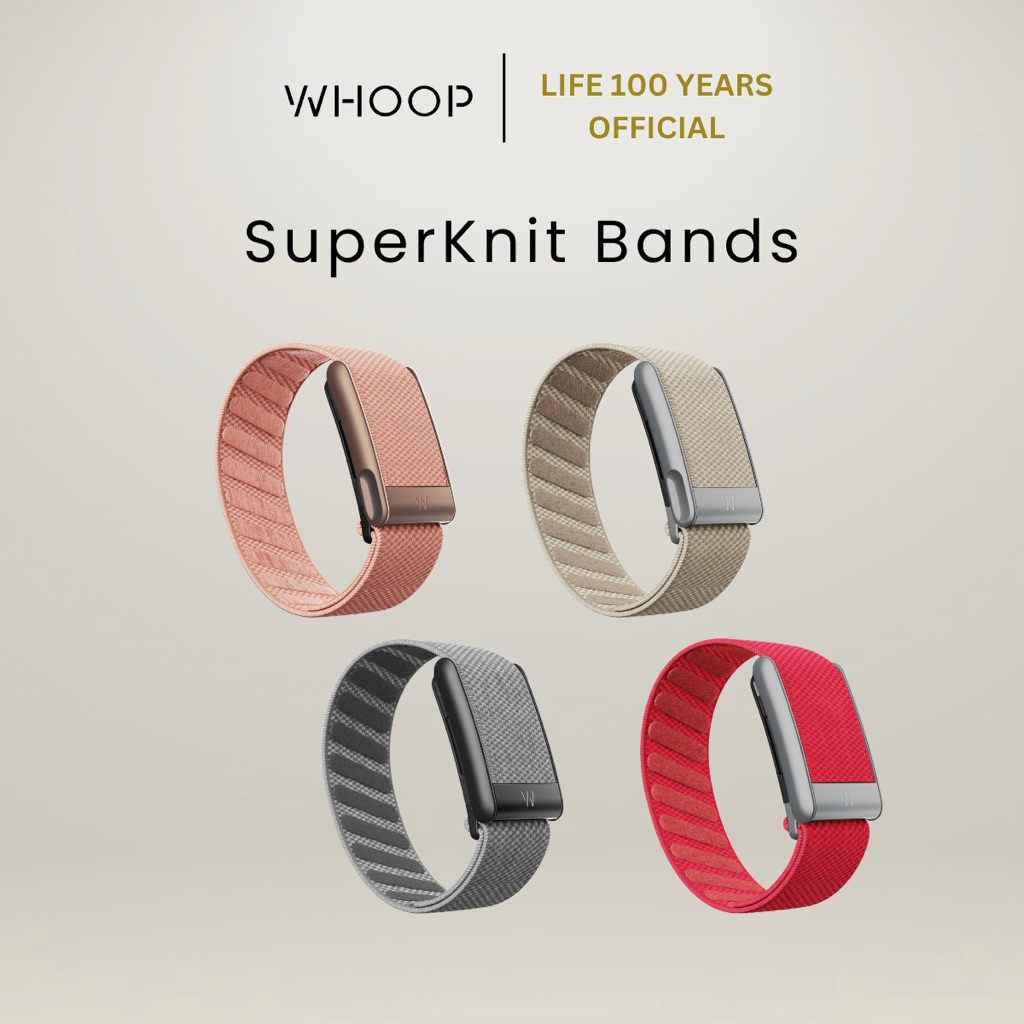 [พร้อมส่ง] WHOOP 5.0/MG SuperKnit Bands ของแท้ 100% สายสำรองสำหรับ WHOOP PEAK/LIFE
