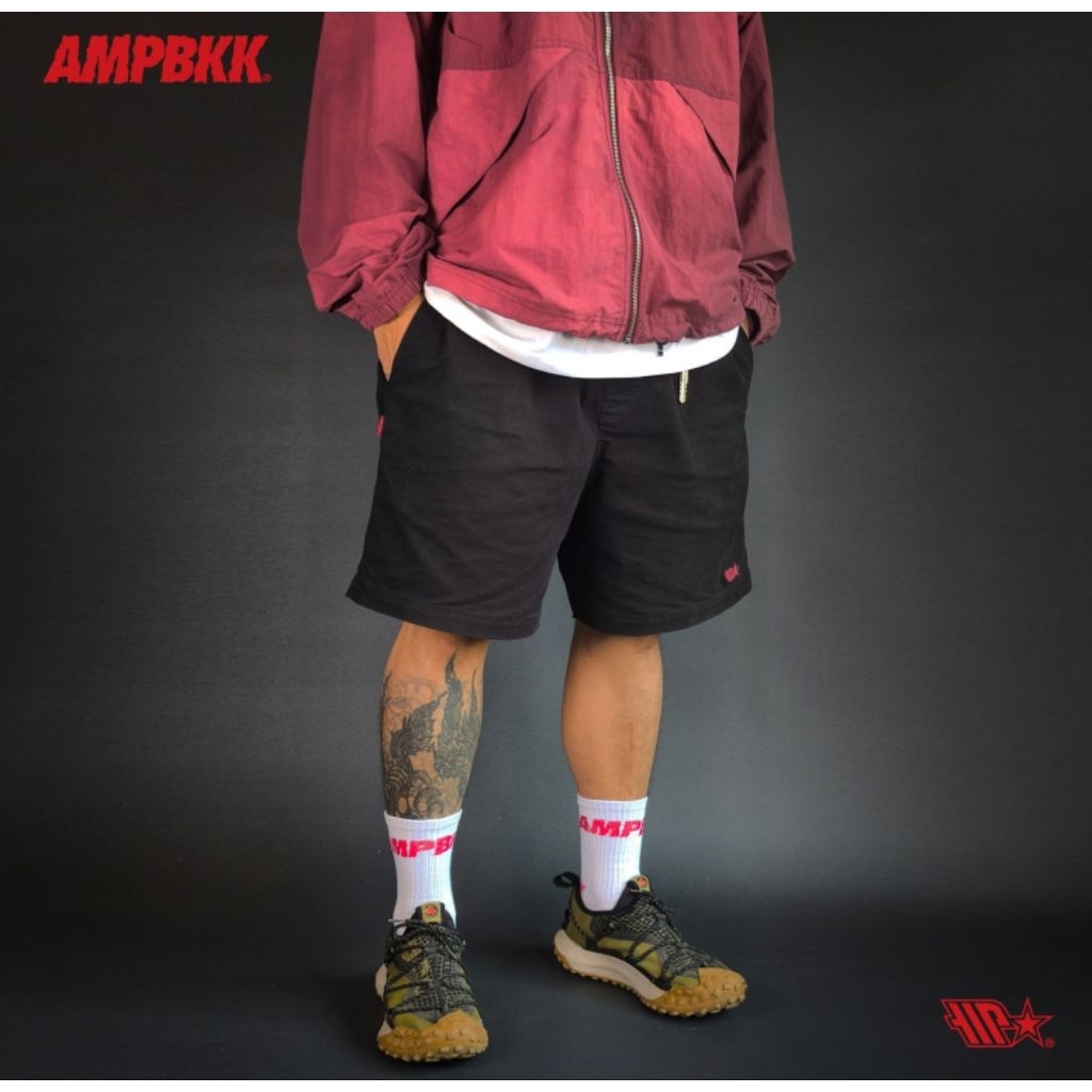 A.M.P. "LOGO" Cotton Shorts