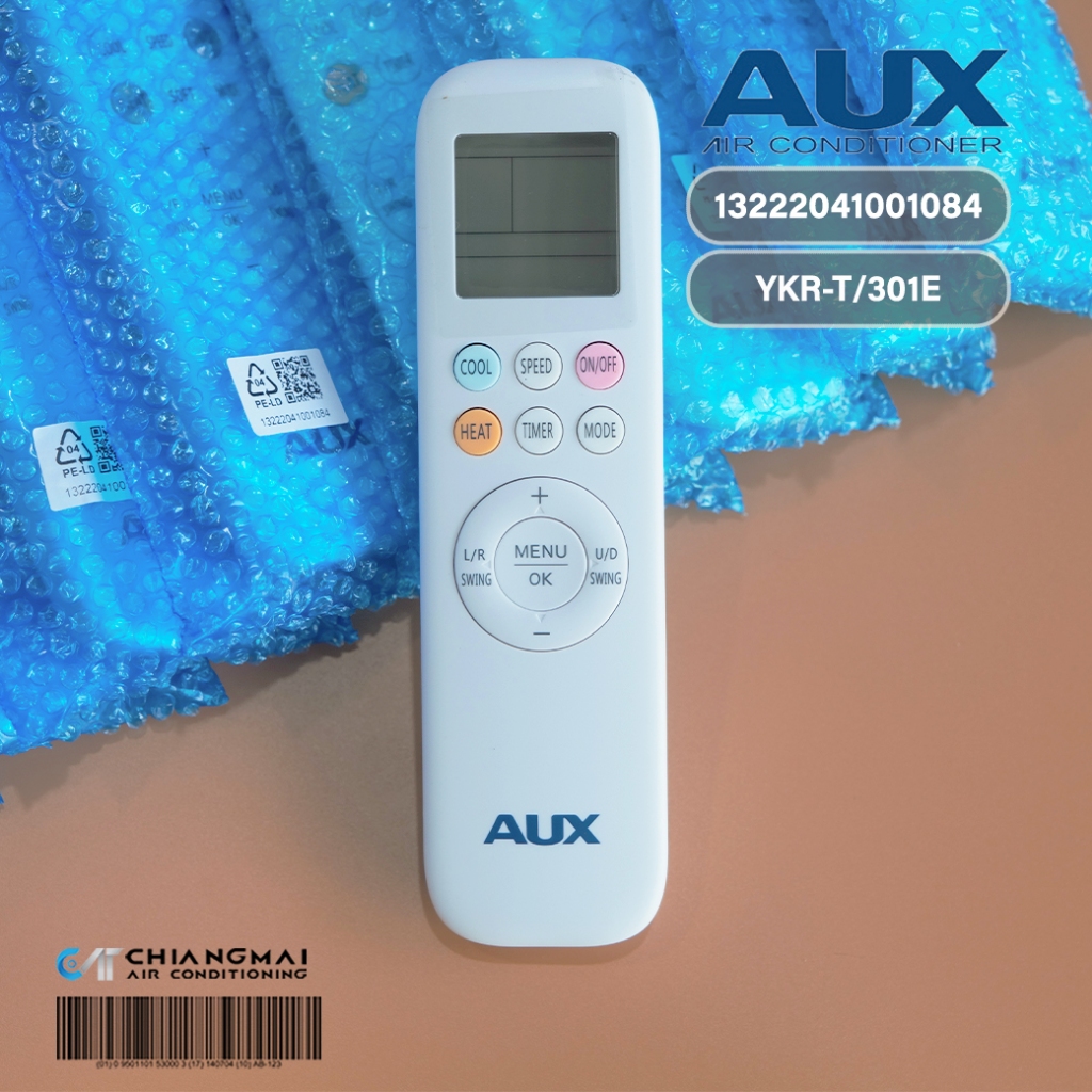 13222041001084 รีโมทแอร์ Aux รีโมทสำหรับแอร์ อ๊อก YKR-T/301E (แท้ศูนย์)