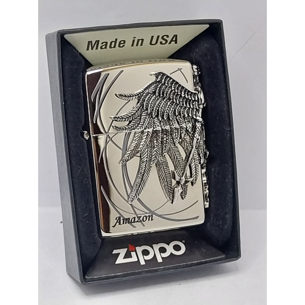 Zippo ZA-1-36B AMAZON 2 NI ปี2019 ถังในตรงปี พร้อมกล่อง #สินค้าใหม่ยังไม่ผ่านการใช้งานน❤️Zippo แท้10