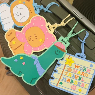 NEW! Giant PVC Bag tag ป้ายห้อยกระเป๋า กระเป๋าเดินทาง ใส่ชื่อได้ ไดโน เท๊ดดี้ มอลทีส | Stickwithme4ev
