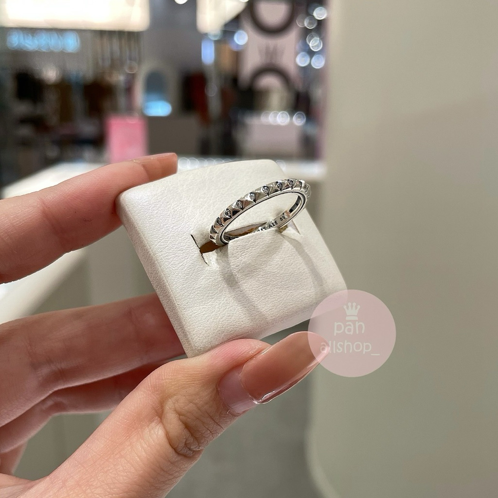 (ของแท้100%) ❣️แถมกล่อง Pandora ME Pyramids Ring แหวน พีระมิด