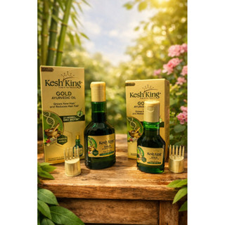 )  Kesh King Gold Ayurvedic Oil น้ำมันปลูกผม ลดผมร่วง เร่งผม…