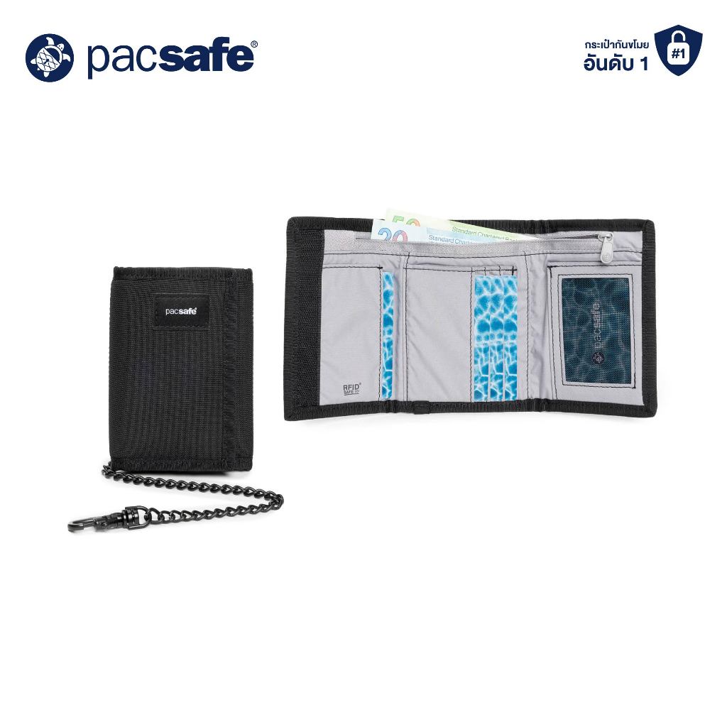 Pacsafe RFIDSAFE Z50 RFID BLOCKING TRIFOLD WALLET ANTI-THEFT กระเป๋าสตางค์ กระเป๋ากันขโมย