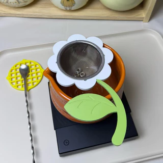 Flower Bloom เคสตะแกรงร่อนมัทฉะ - case matcha sifter 2in1