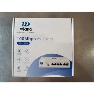 HUB POE Switch 100Mbps Wiking by Wi-tek 4CH // 8CH