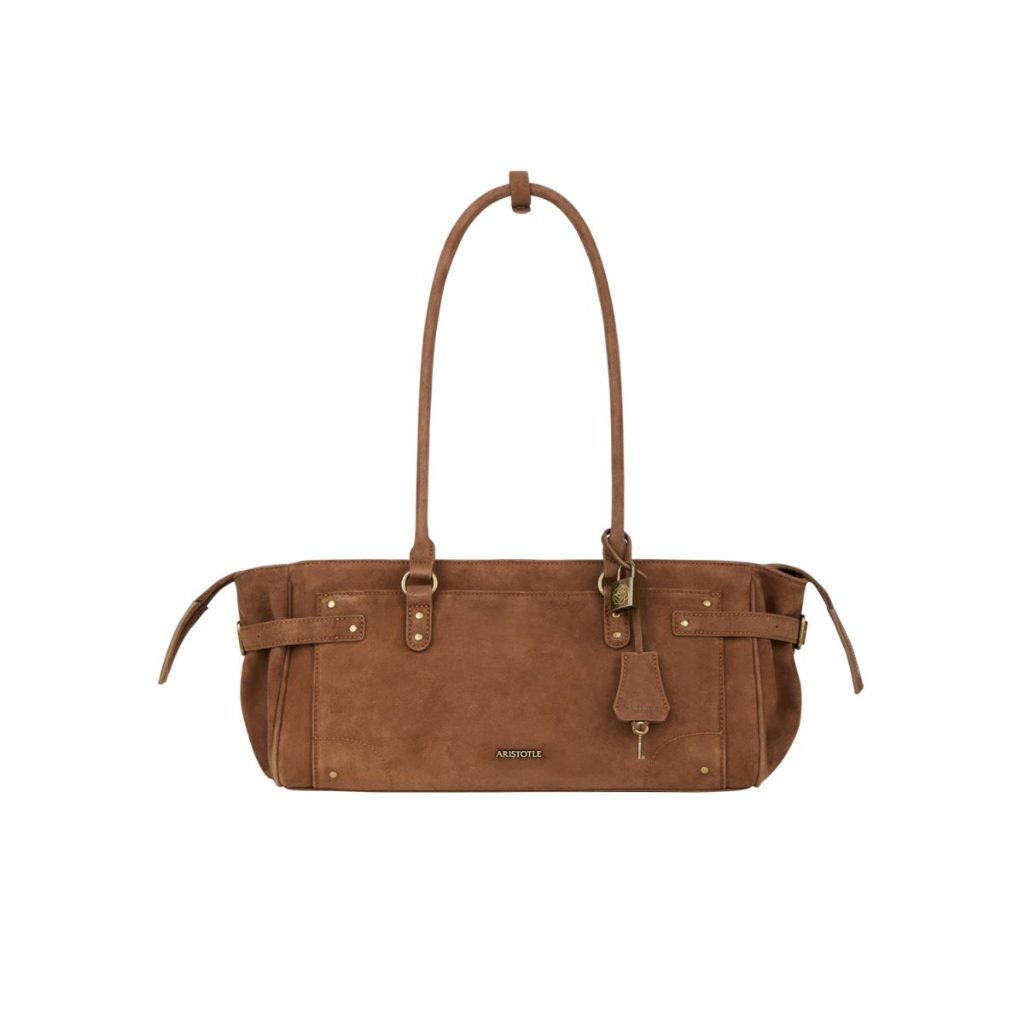 Aristotle bag – Cigar 100% Genuine Leather